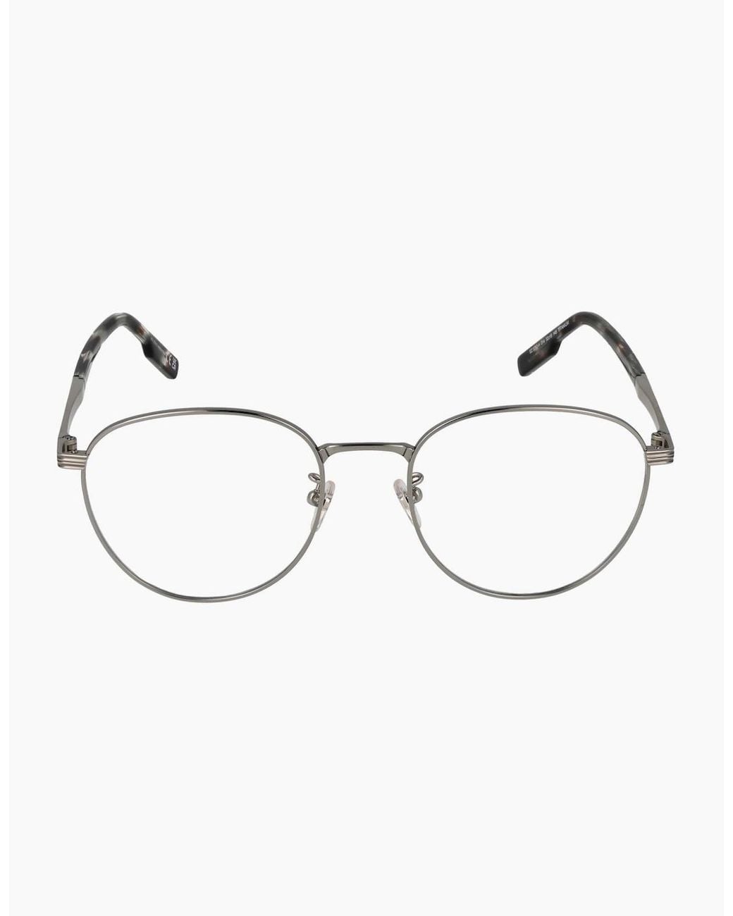 Zegna Metallic Optical Frame Ez5252-H 014 52 Titanium for men