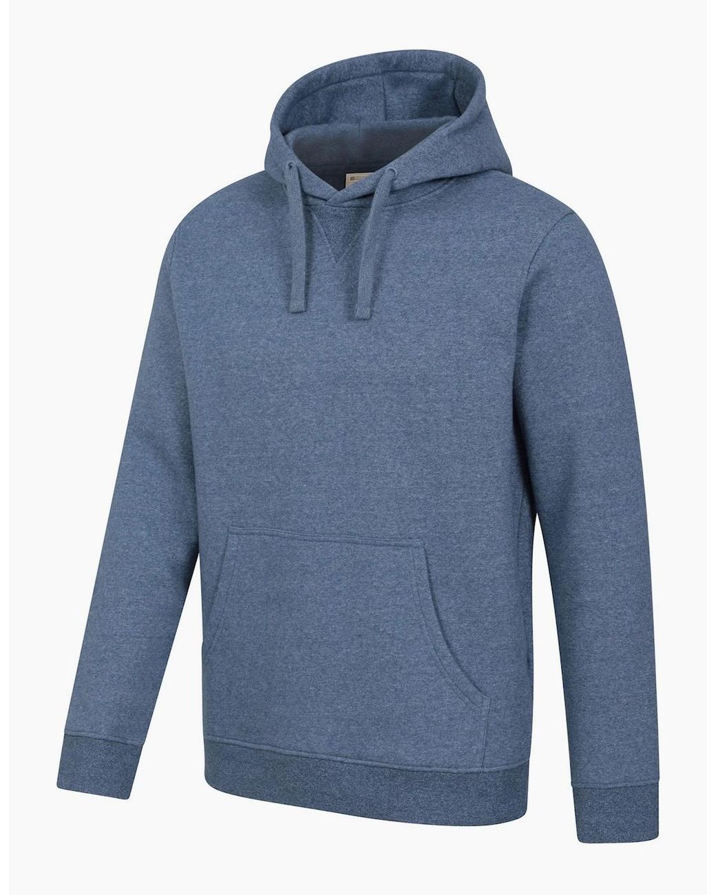 Mountain Warehouse Blue Dorset Plain Hoodie for men