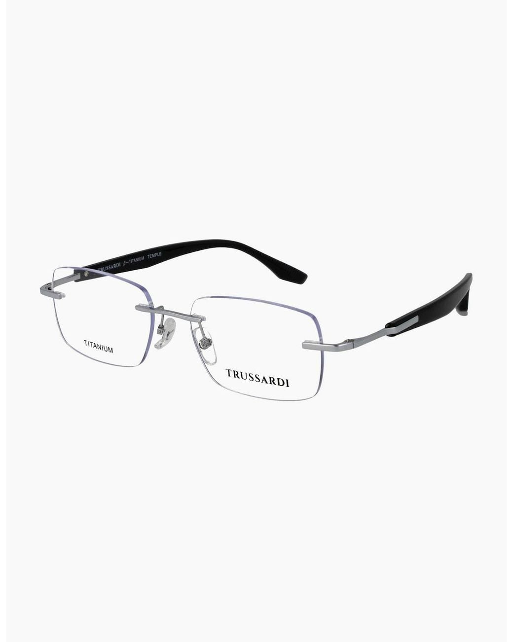 Trussardi Metallic Optical Frame Tsm1051T 03A 54 for men