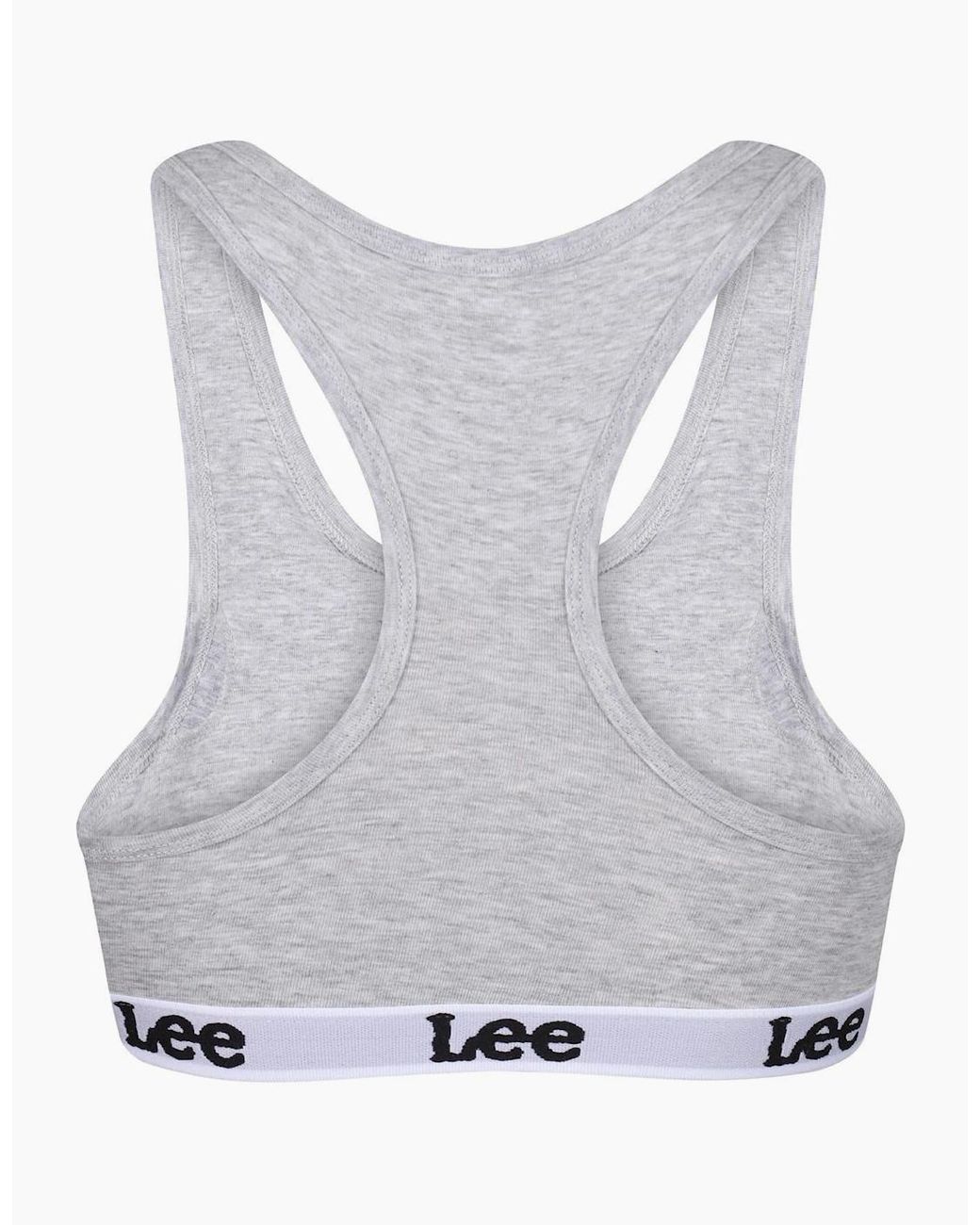 Lee Jeans Gray Diana Scoop Neck Slim Fit Bra