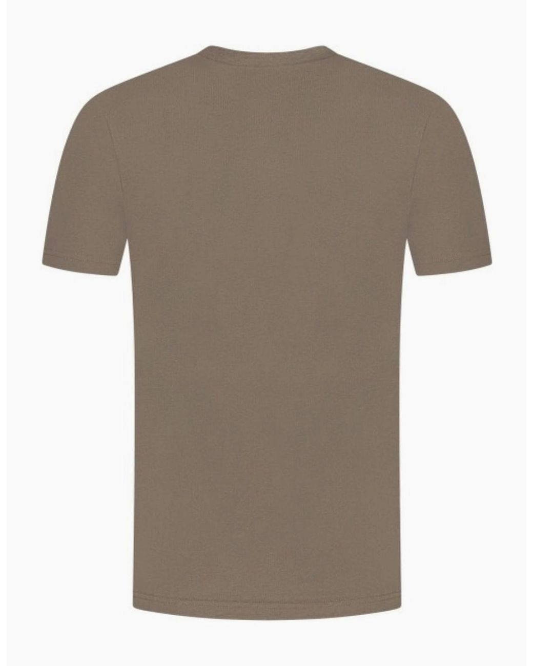 Lyle & Scott Gray Lyle & Scott Tonal Eagle Form T-Shirt for men