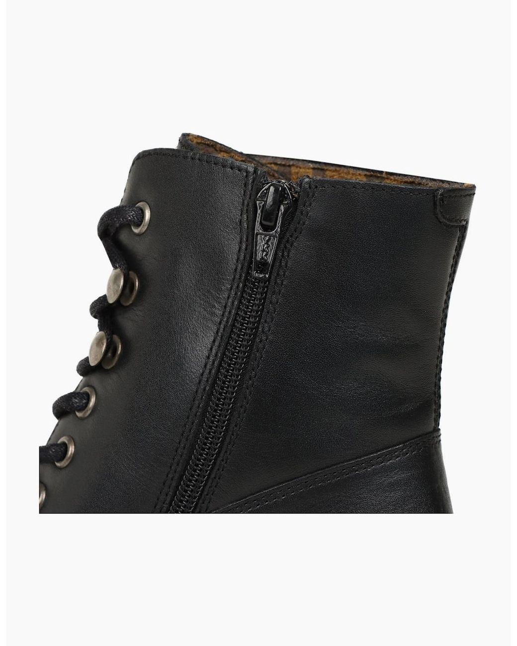 Fly London Black Birr Wedge Heel Boots
