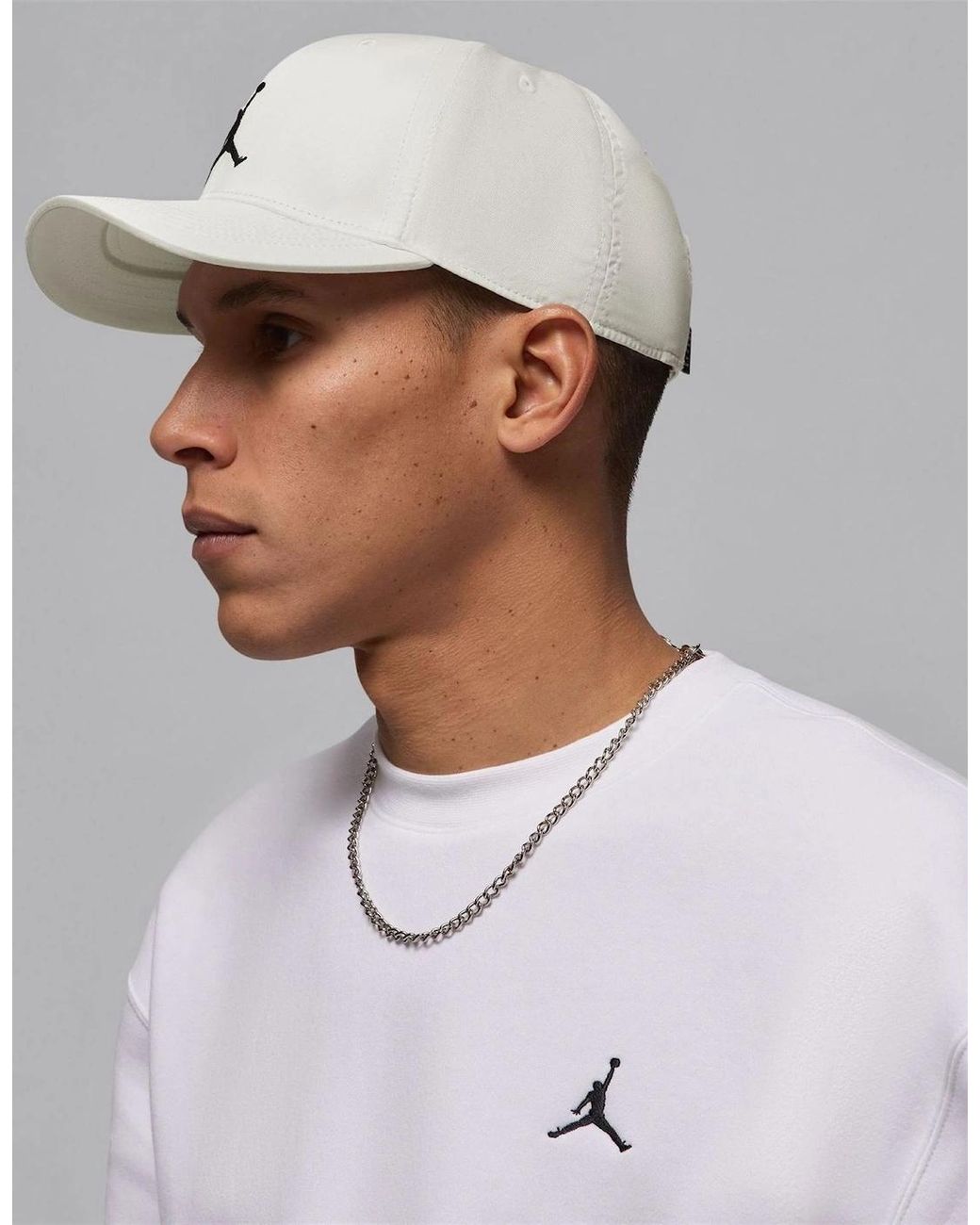 Nike Brown Rise Prison Logo Print Snapback Cap for men