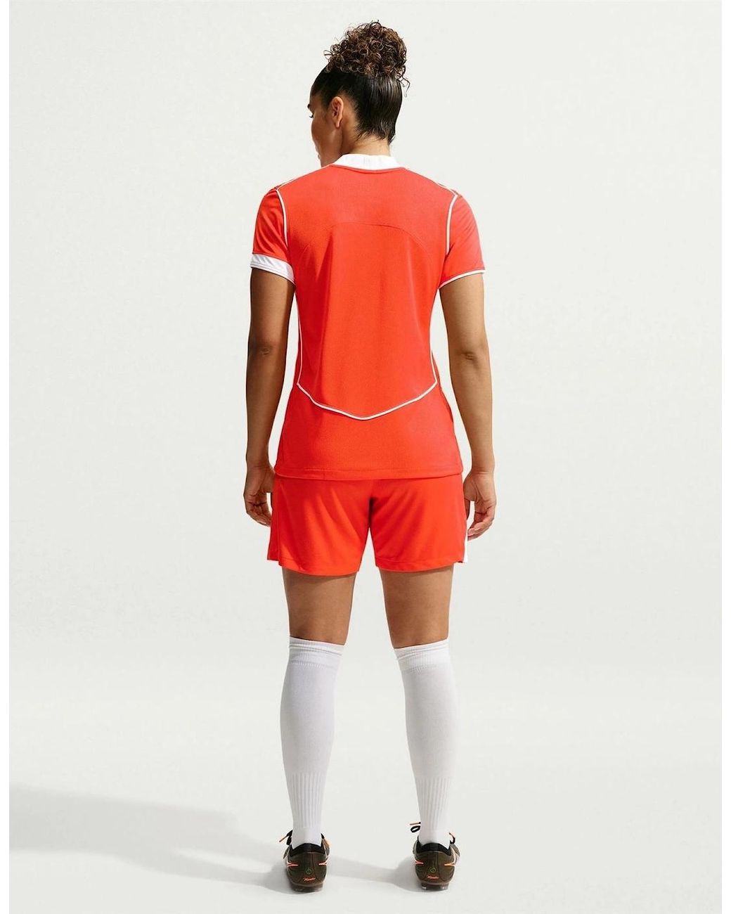 Nike Red Crew Neck Short Sleeve Regular Fit Jersey T-Shirt
