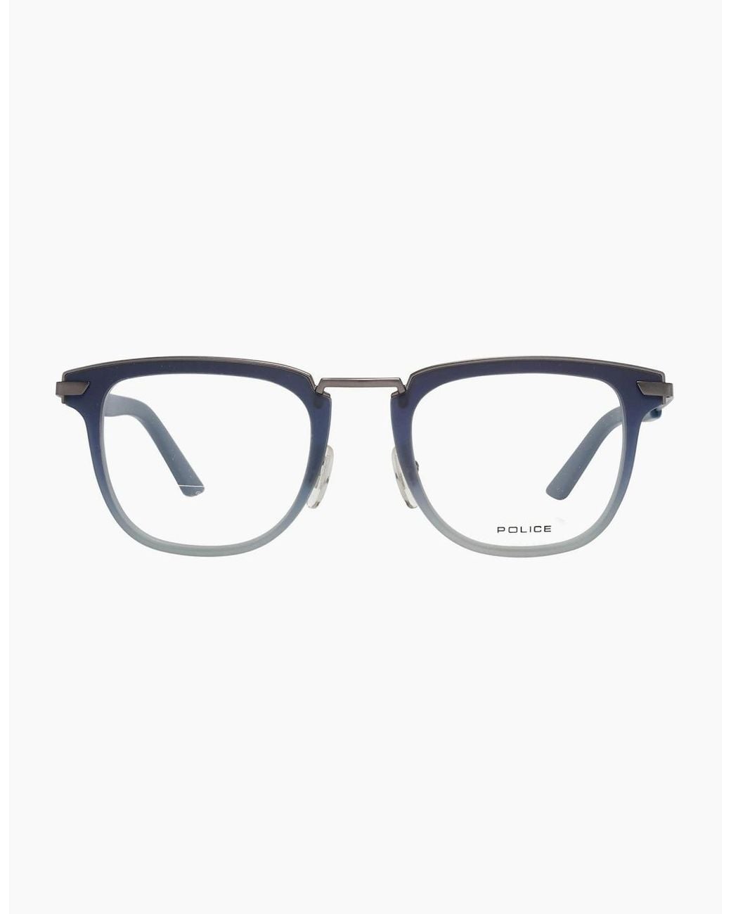 Police Blue Optical Frame Vpl566 0627 48 for men