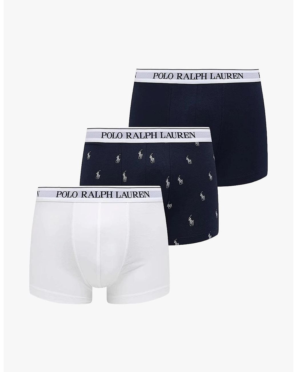 Polo Ralph Lauren Blue Classic Trunks Trunks Multicoloured for men