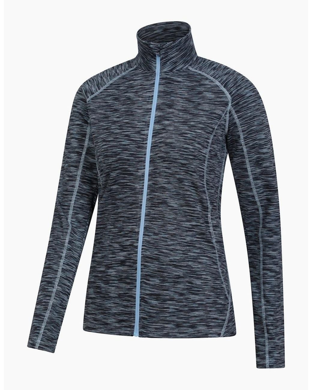 Mountain Warehouse Blue Ladies Bend & Stretch Full Zip Midlayer