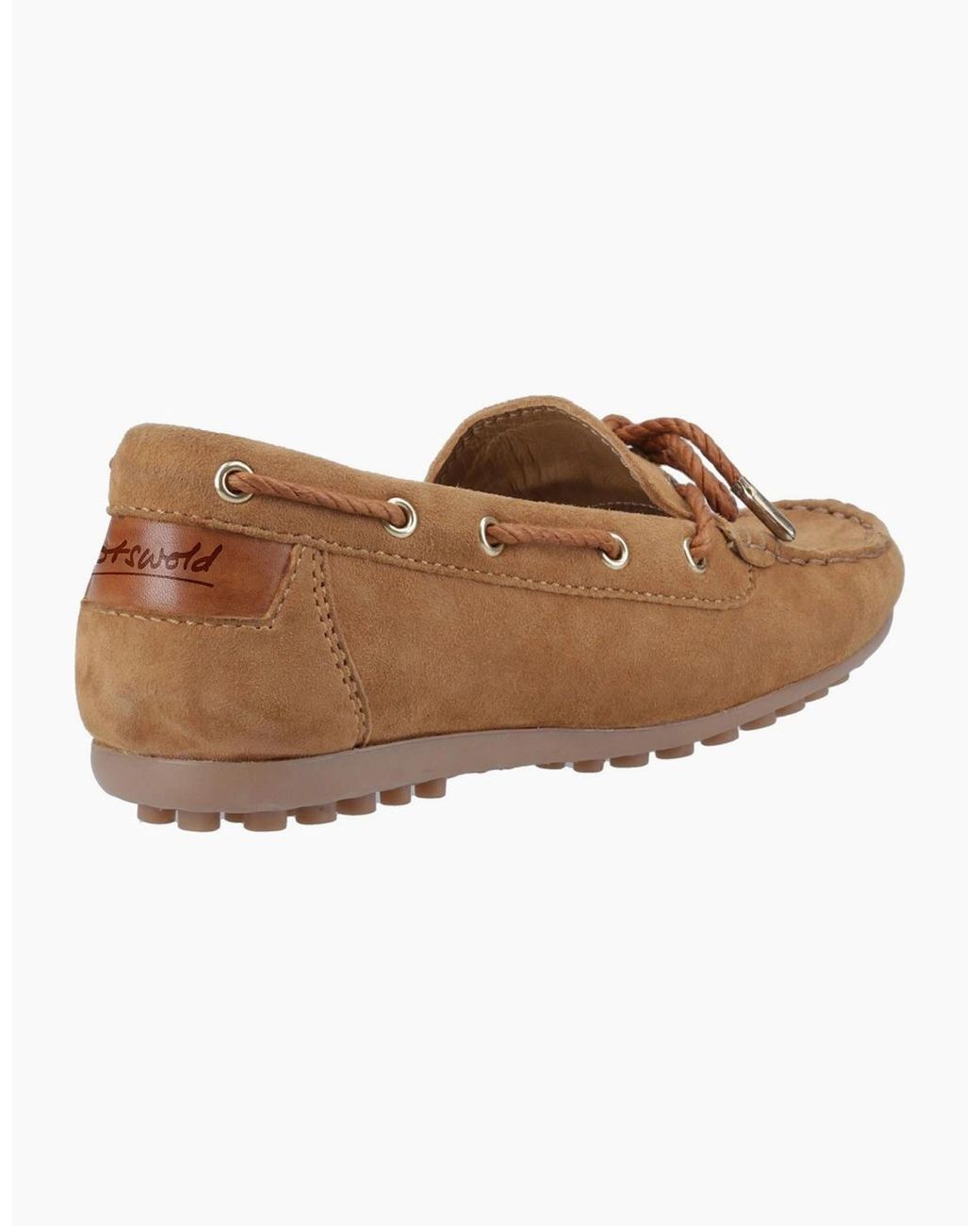 Cotswold Brown Leather Swimbrook Shoes Tan
