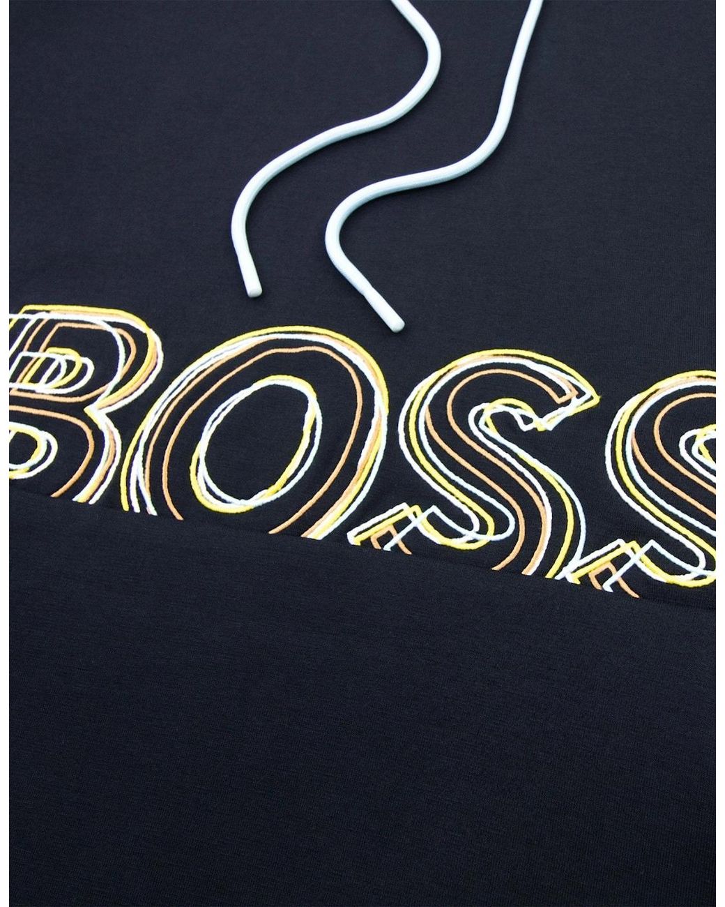 Boss Blue Soody 1 Hoodied Sweatshirt Dark 402 for men