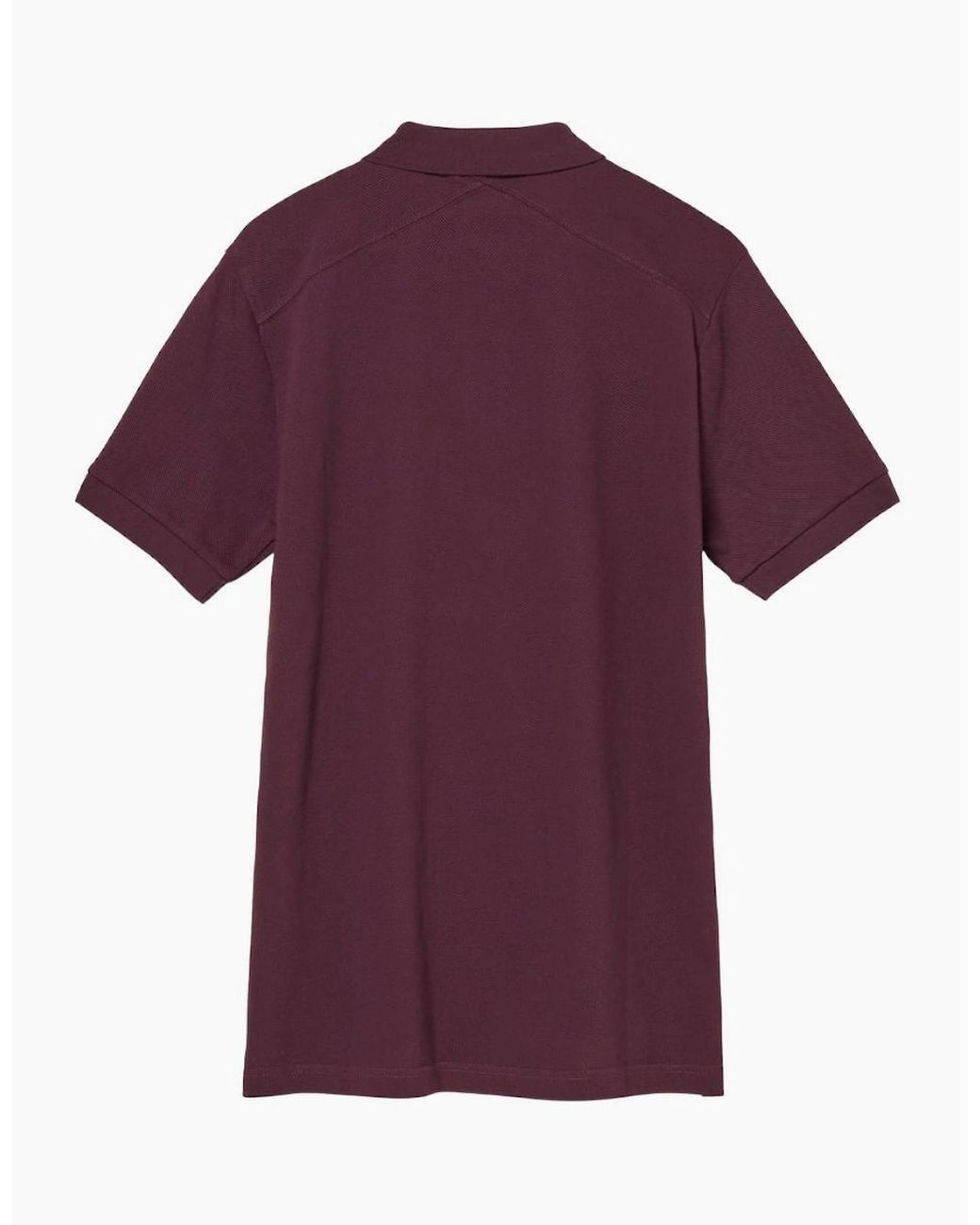 Ma Strum Purple Wine Pique Polo for men