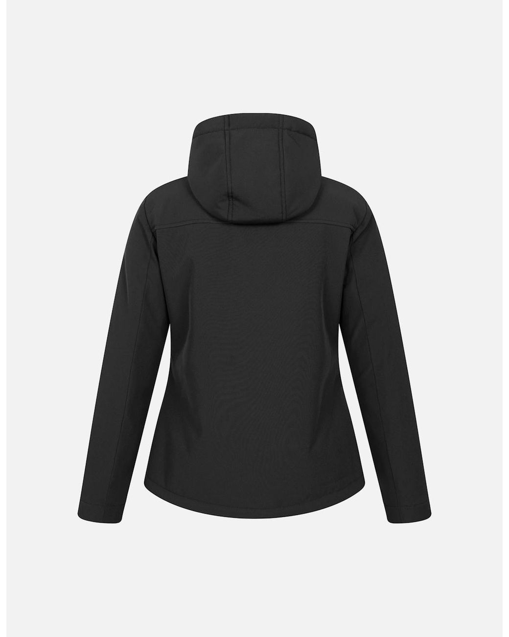 Mountain Warehouse Black Ladies Fern Softshell Faux Fur Lined Jacket
