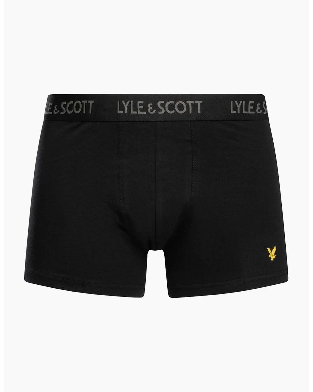 Lyle & Scott Gray 3-Pack Barclay Boxer Briefs, Combination for men