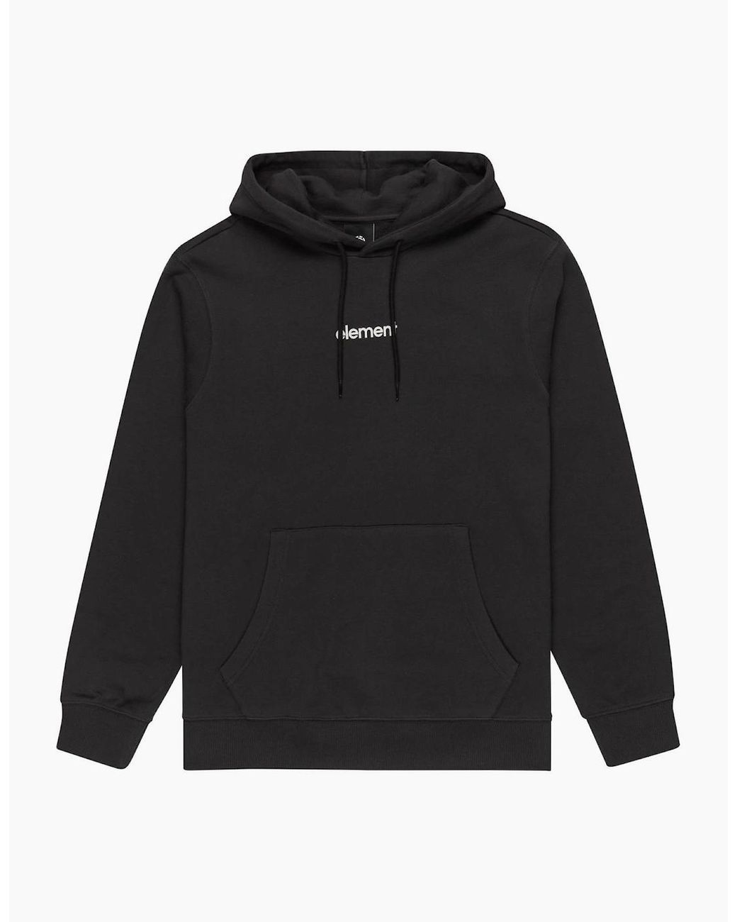 Element Black Lowcase Graphic Hoodie for men