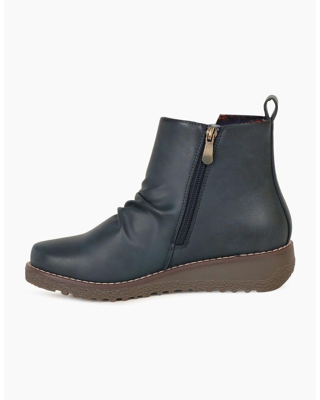 Heavenly Feet Blue Murray Ankle Boots