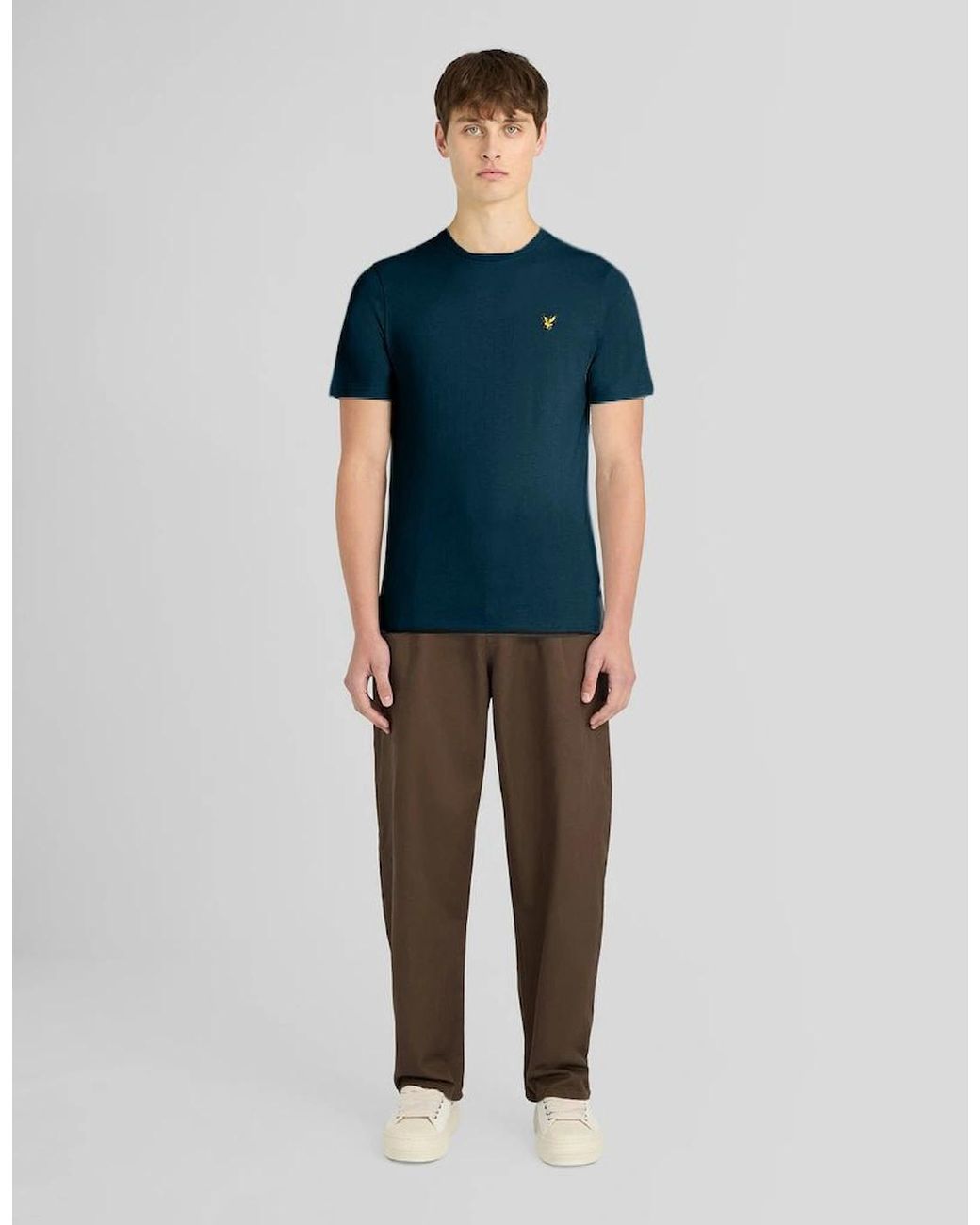 Lyle & Scott Blue Everyday Cotton Crew Neck T-Shirt for men