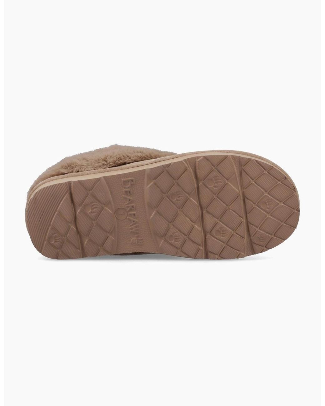 BEARPAW Brown Bella Suede Birch Slippers