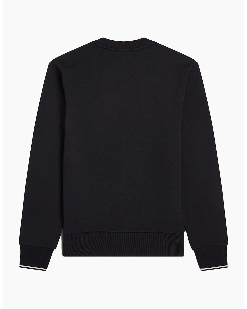 Fred Perry Blue Crew Neck Sweatshirt for men