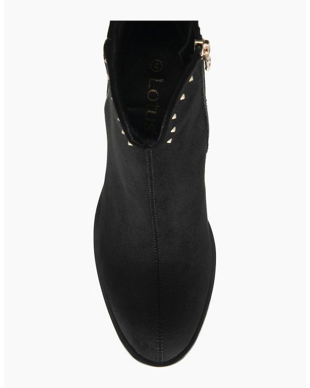 Lotus Black Lucy Ankle Boots