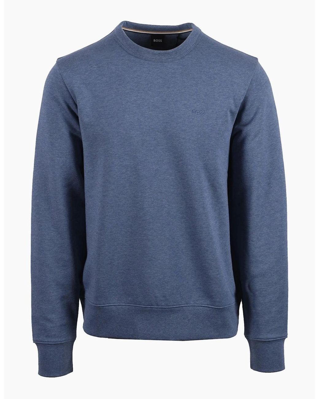 Boss Blue Boss H Sharpe Sweatshirt Open for men