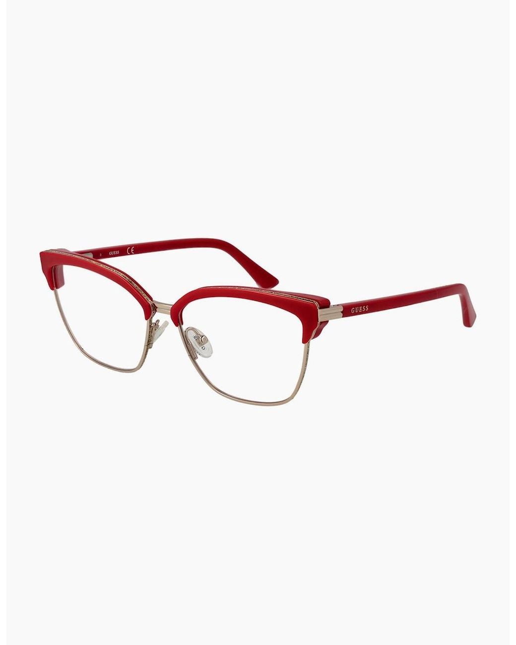 Guess Red Optical Frame Gu2945 066 54