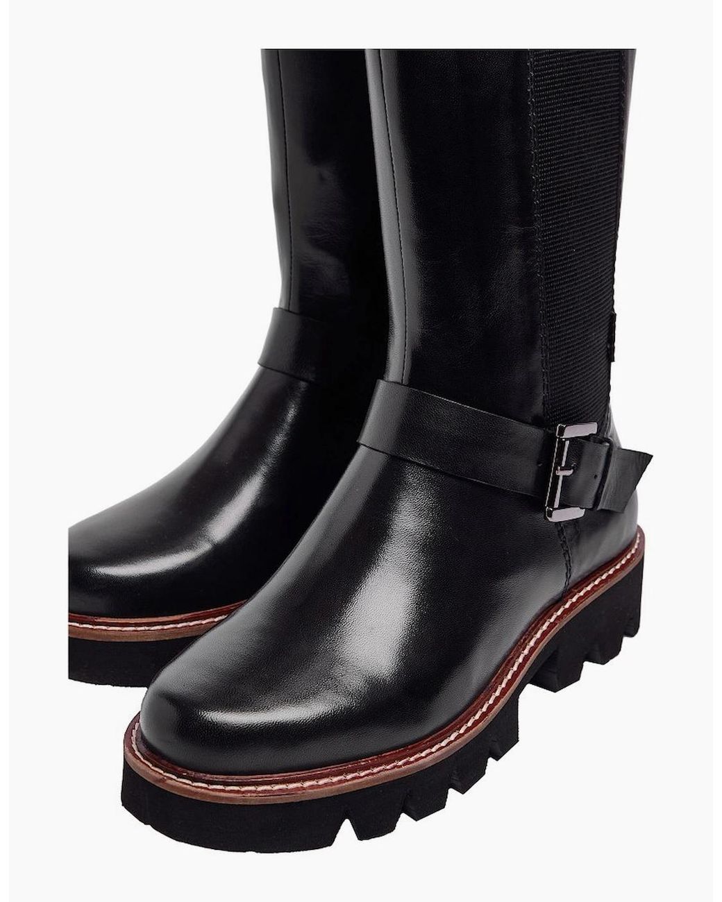 Pod Black Aleena Knee High Boots
