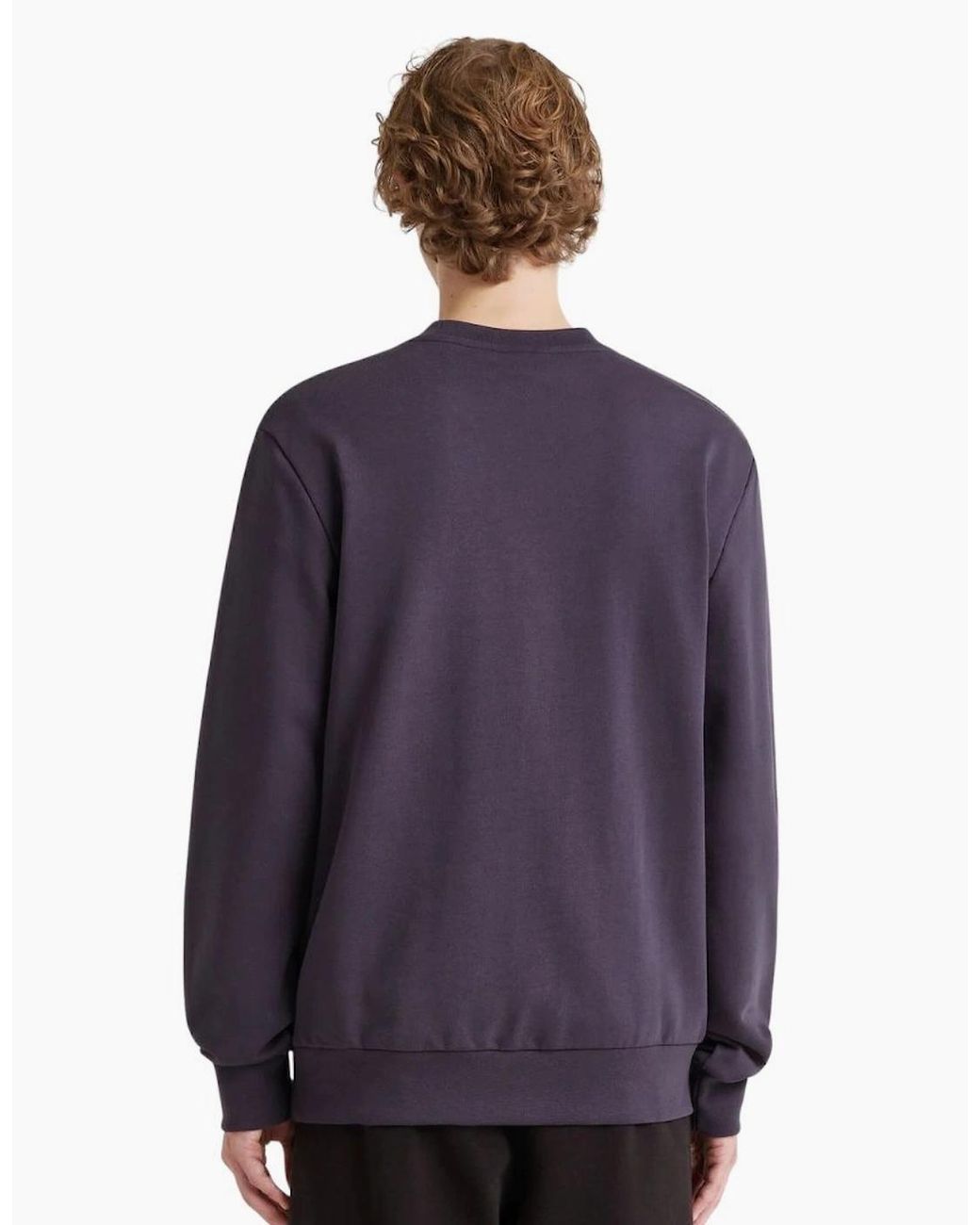 Diadora Blue Crew Logo Empire Sweatshirt for men