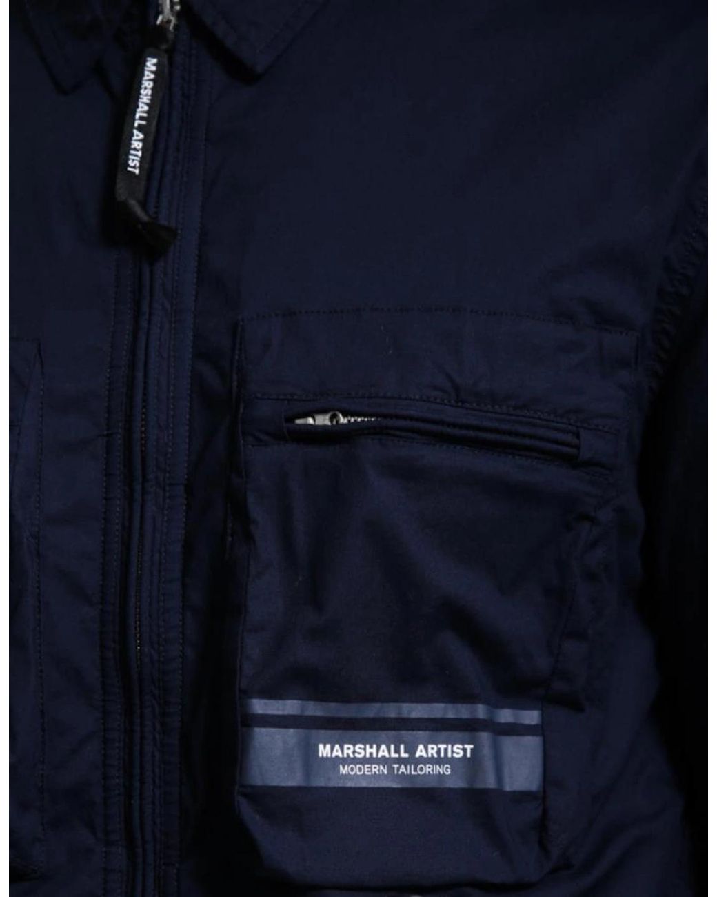 Marshall Artist Blue Seafield Overshirt