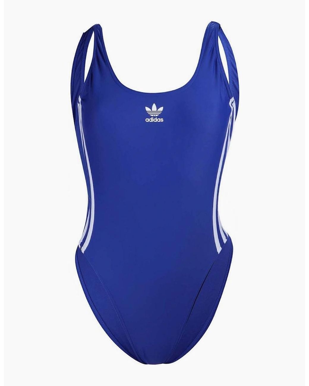 Adidas Originals Blue 3 Stripes Swimsuit