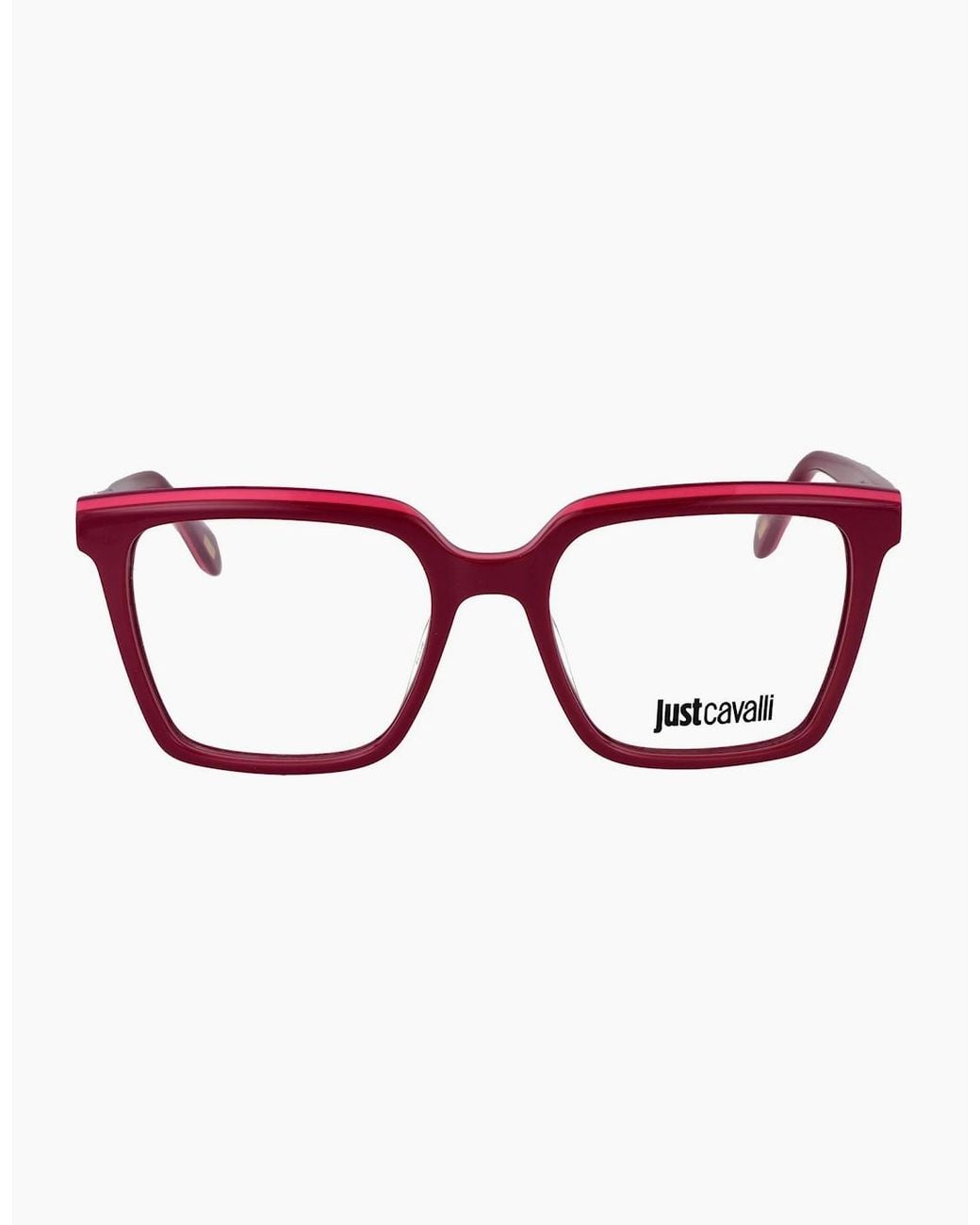 Just Cavalli Red Optical Frame Vjc083V 0Z11 52