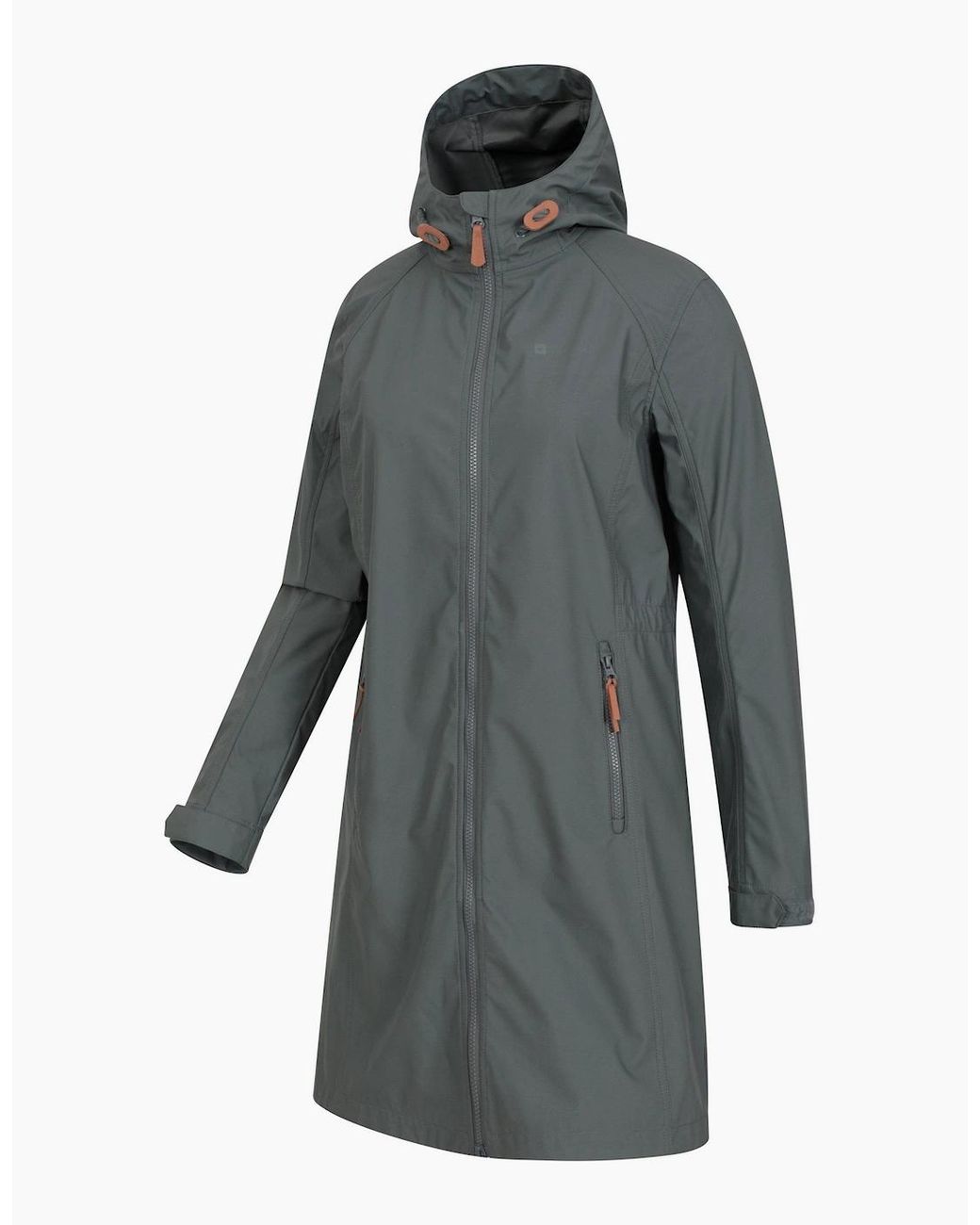 Mountain Warehouse Gray Ladies Ioana Longline Soft Shell Jacket