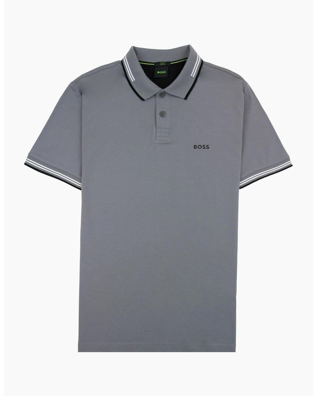 Boss Gray Paul Slim Fit Polo 036 for men