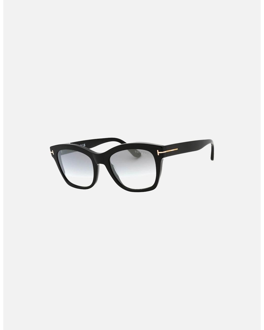 Tom Ford Brown Lauren-02 Mirrored Lens Shiny Sunglasses