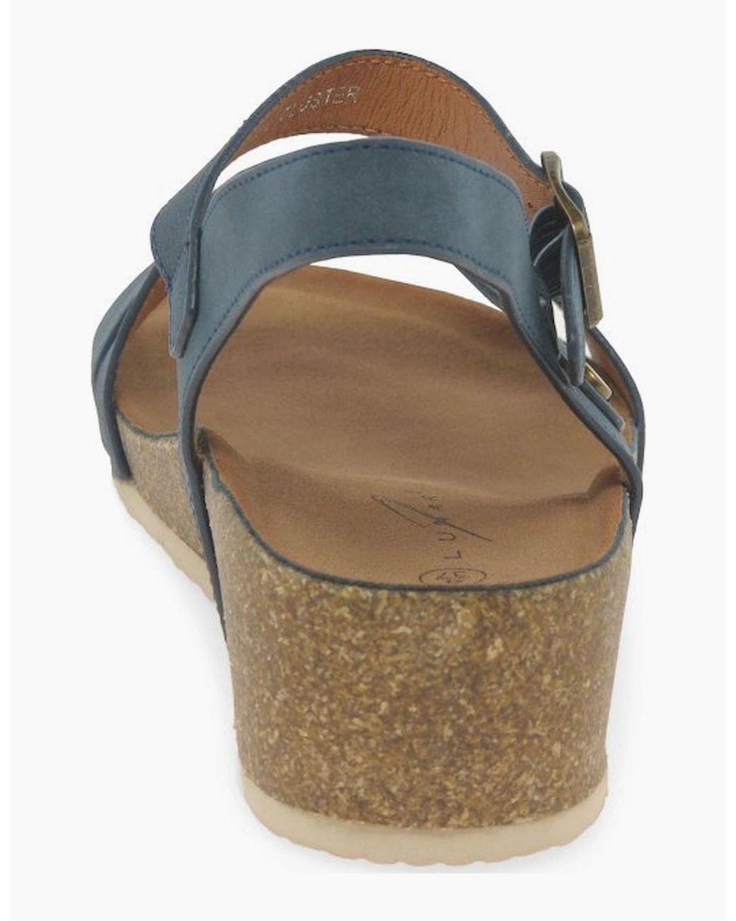 Lunar Blue Cluster Wedge Sandal