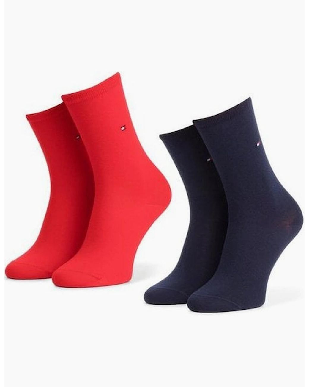 Tommy Hilfiger Blue 2-Pack Classic Embroidered Logo Socks