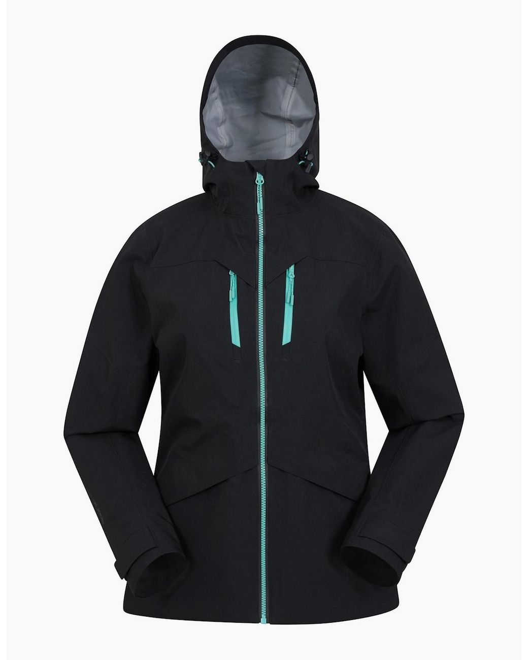 Mountain Warehouse Blue Ladies Rhine Extreme 3 Layer Waterproof Jacket