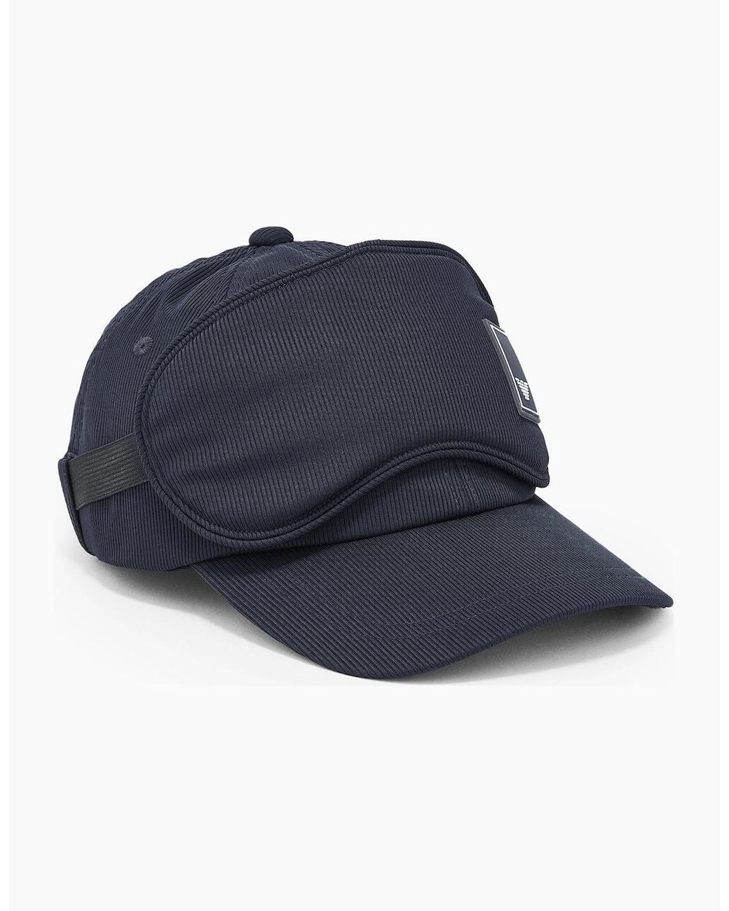 Emporio Armani Blue Patch Logo Cap for men