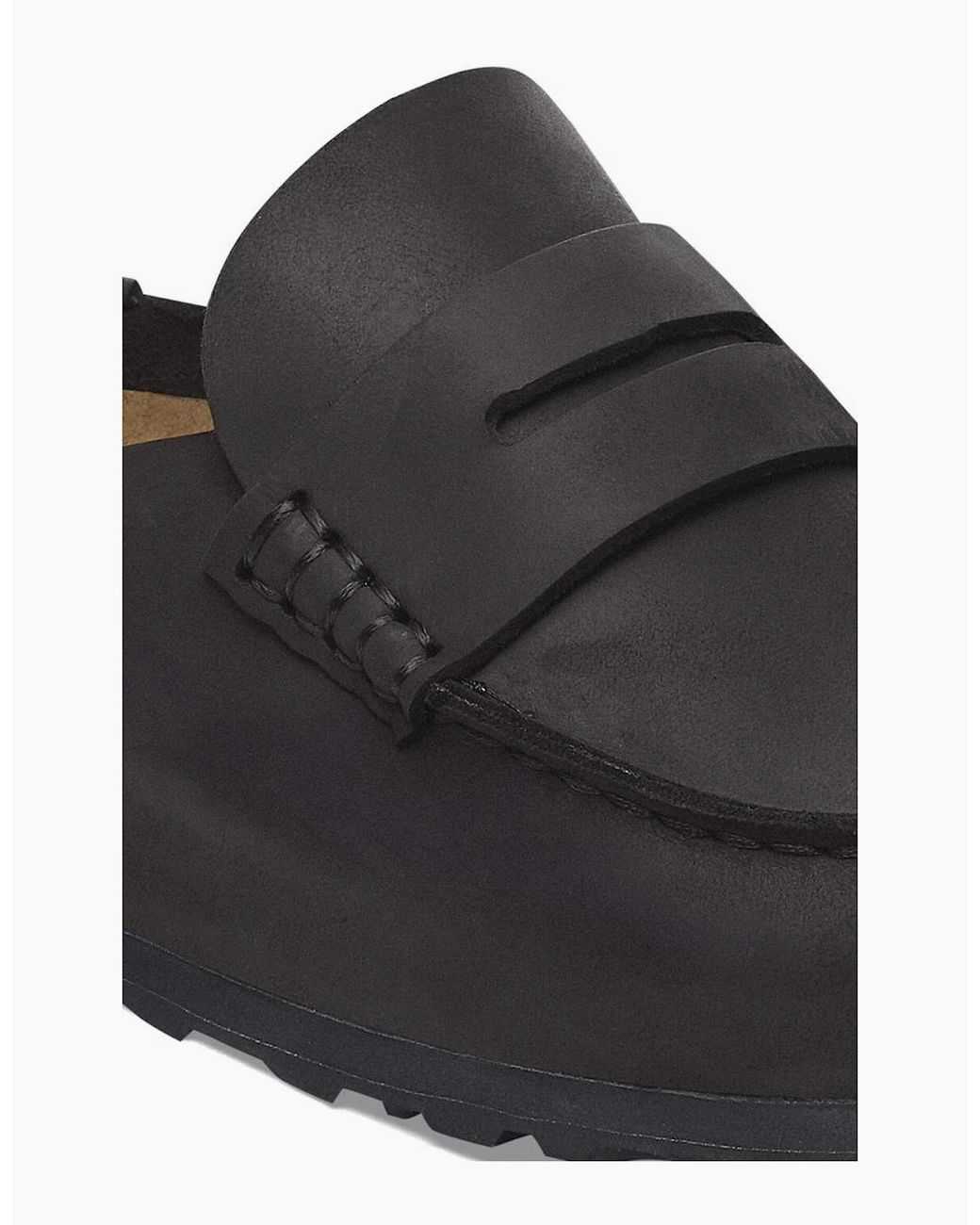 Birkenstock Black Naples Wrapped Leather for men