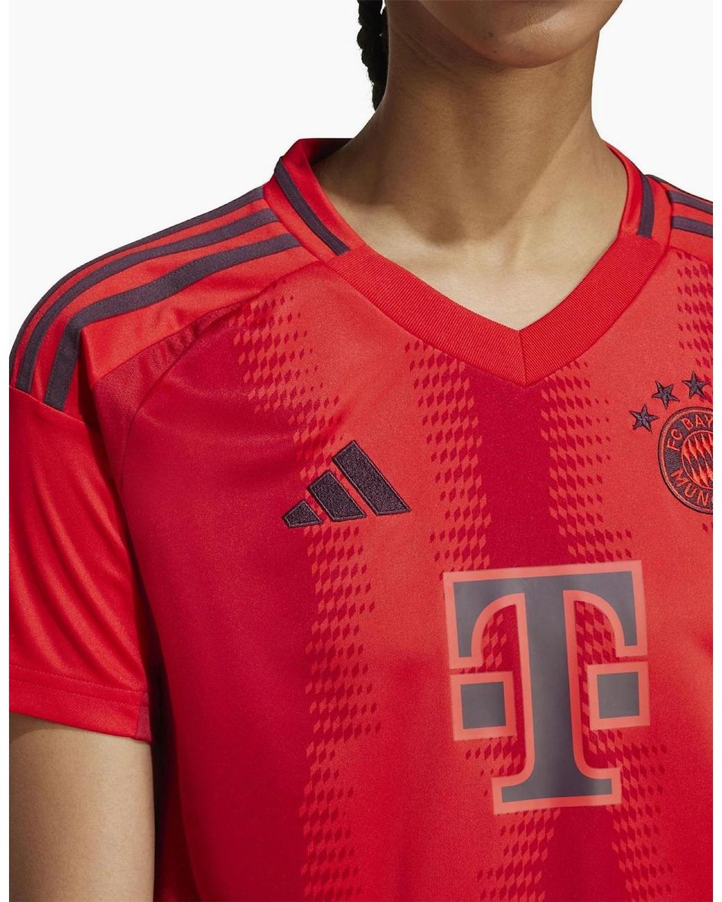 Adidas Red Bayern Munich Home Shirt 2024 2025