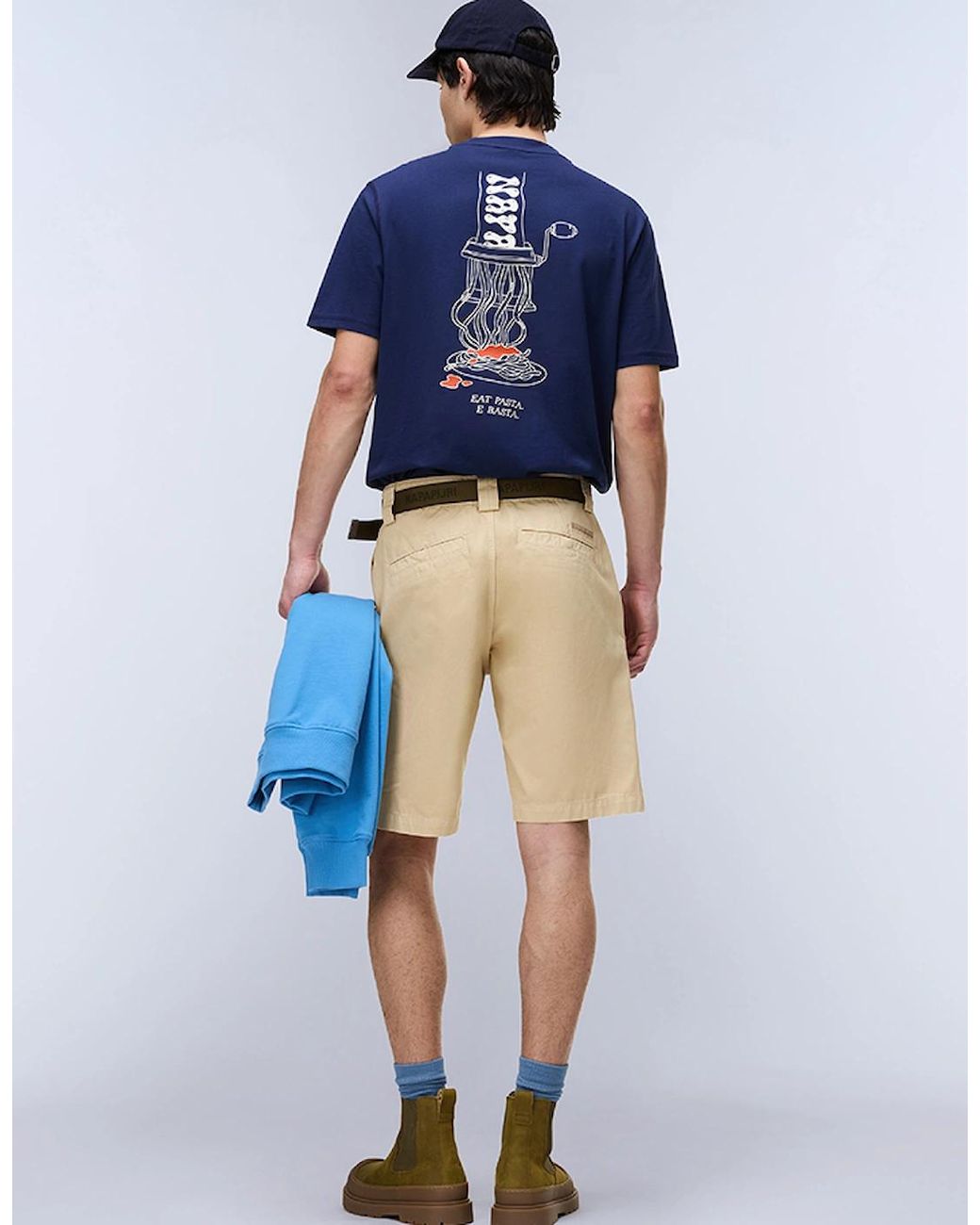 Napapijri Blue Sol T-Shirt for men
