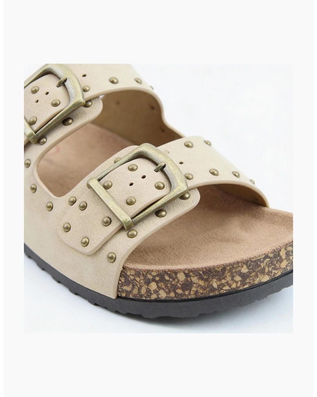Heavenly Feet White Polly Mules Sandals
