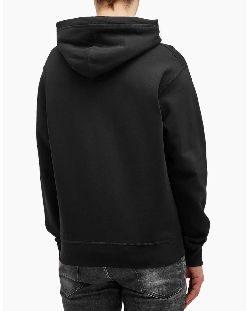 DSquared² Black Milano Logo Cool Fit Hoodie for men