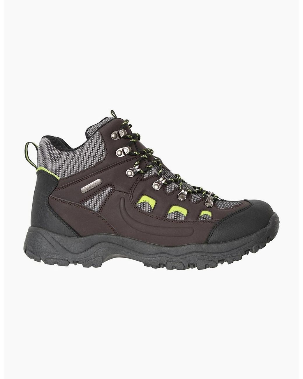 Mountain Warehouse Black Adventurer Waterproof Hiking Boots for men