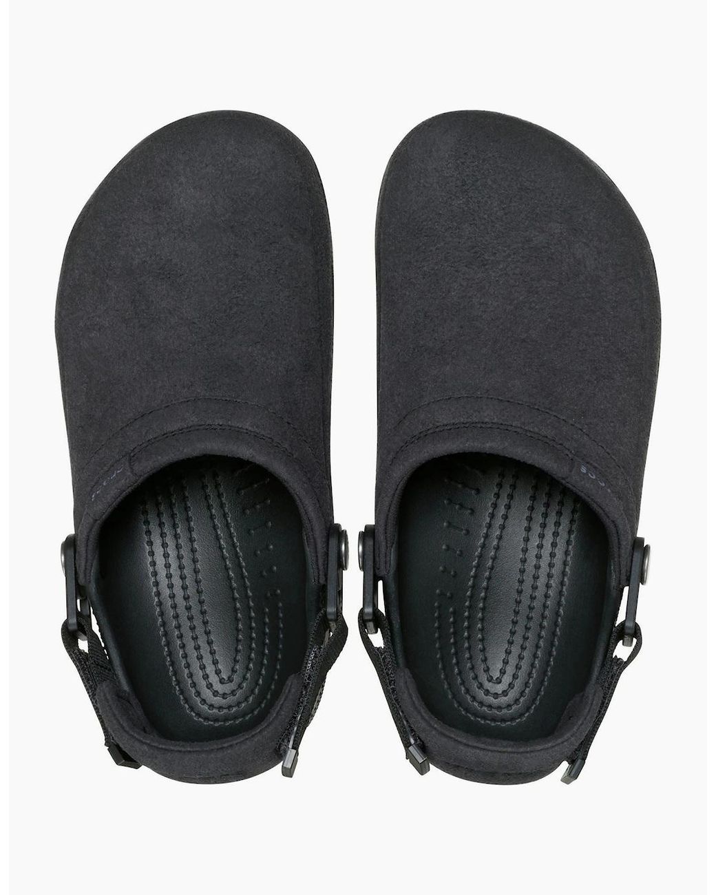 CROCSTM Black Classic Crafted Vegan Textile Blend Clogs