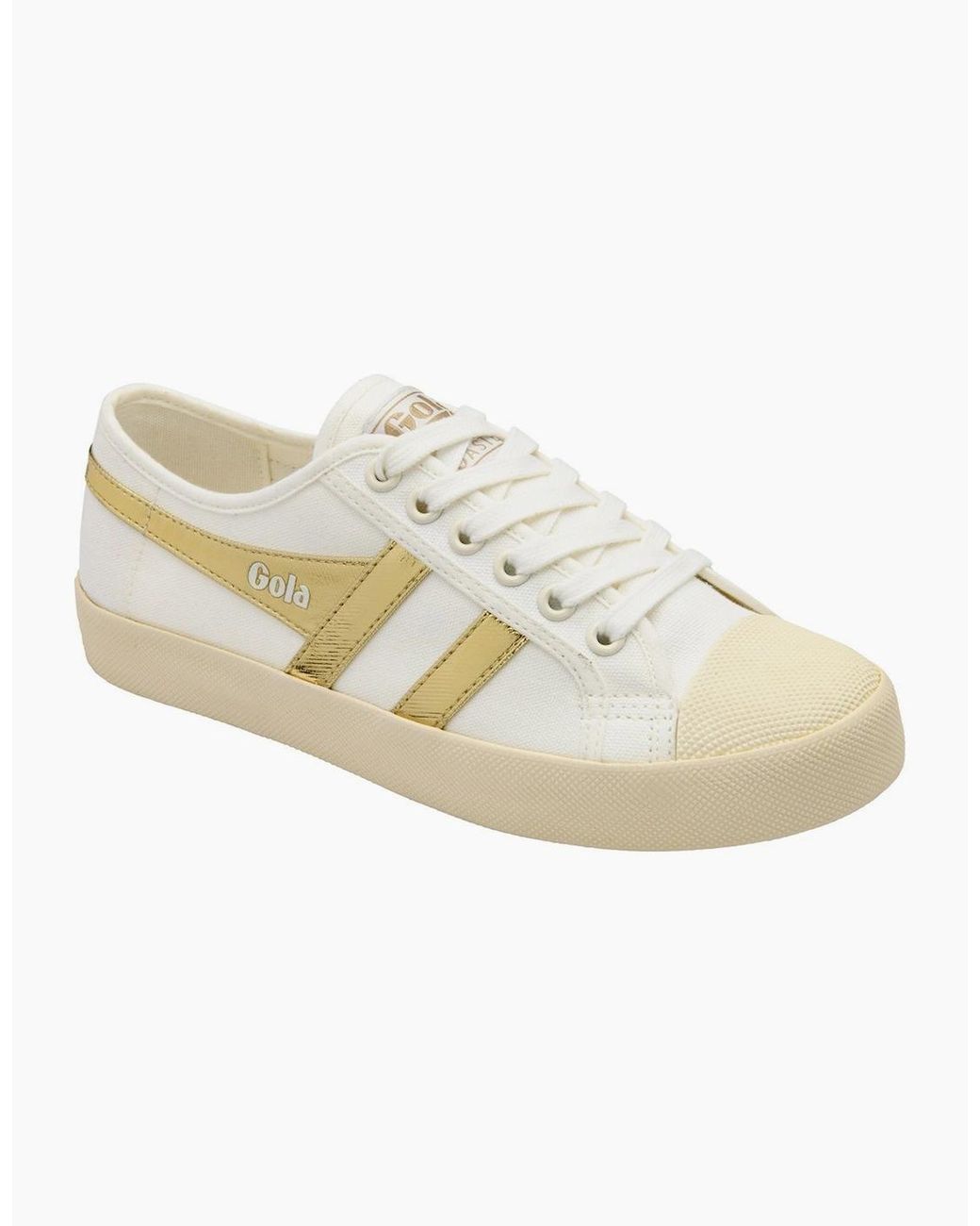 Gola White Coaster Casual Canvas Trainers