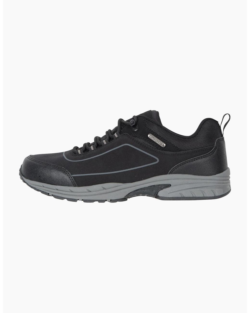 Mountain Warehouse Black Ramble Softshell Waterproof Trainers for men