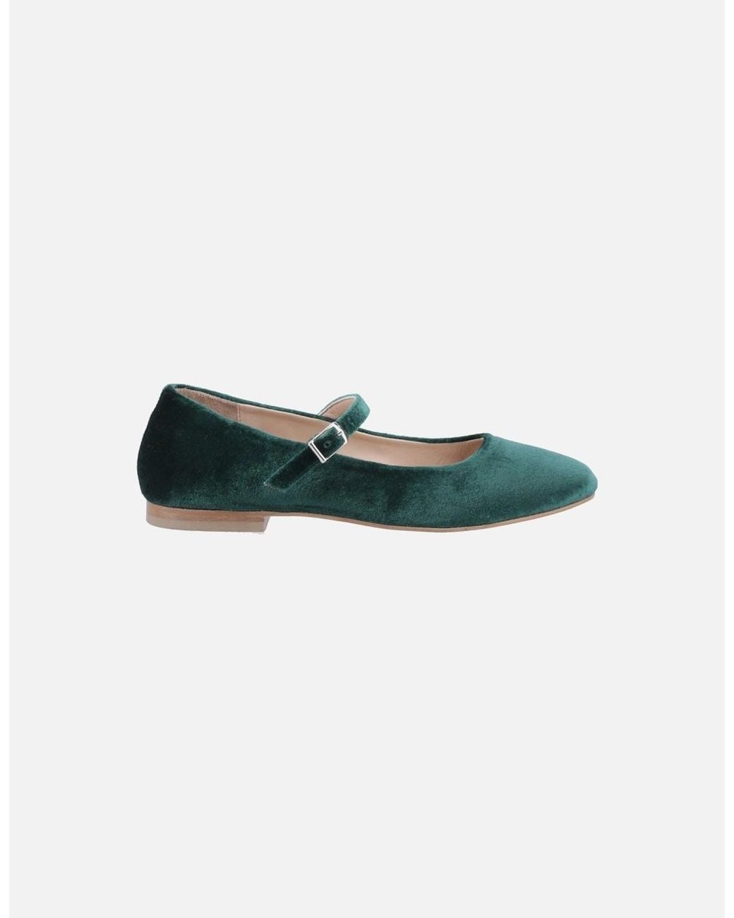 Hush Puppies Green Pasha Velvet Jade Shoes