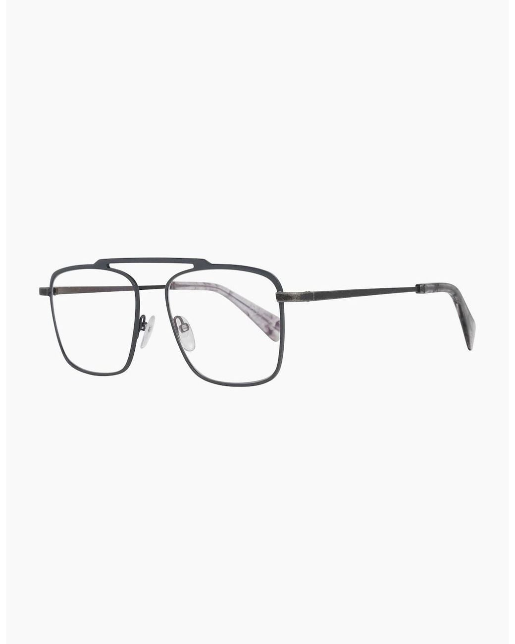 Yohji Yamamoto Gray Optical Frame Yy3017 908 53 for men
