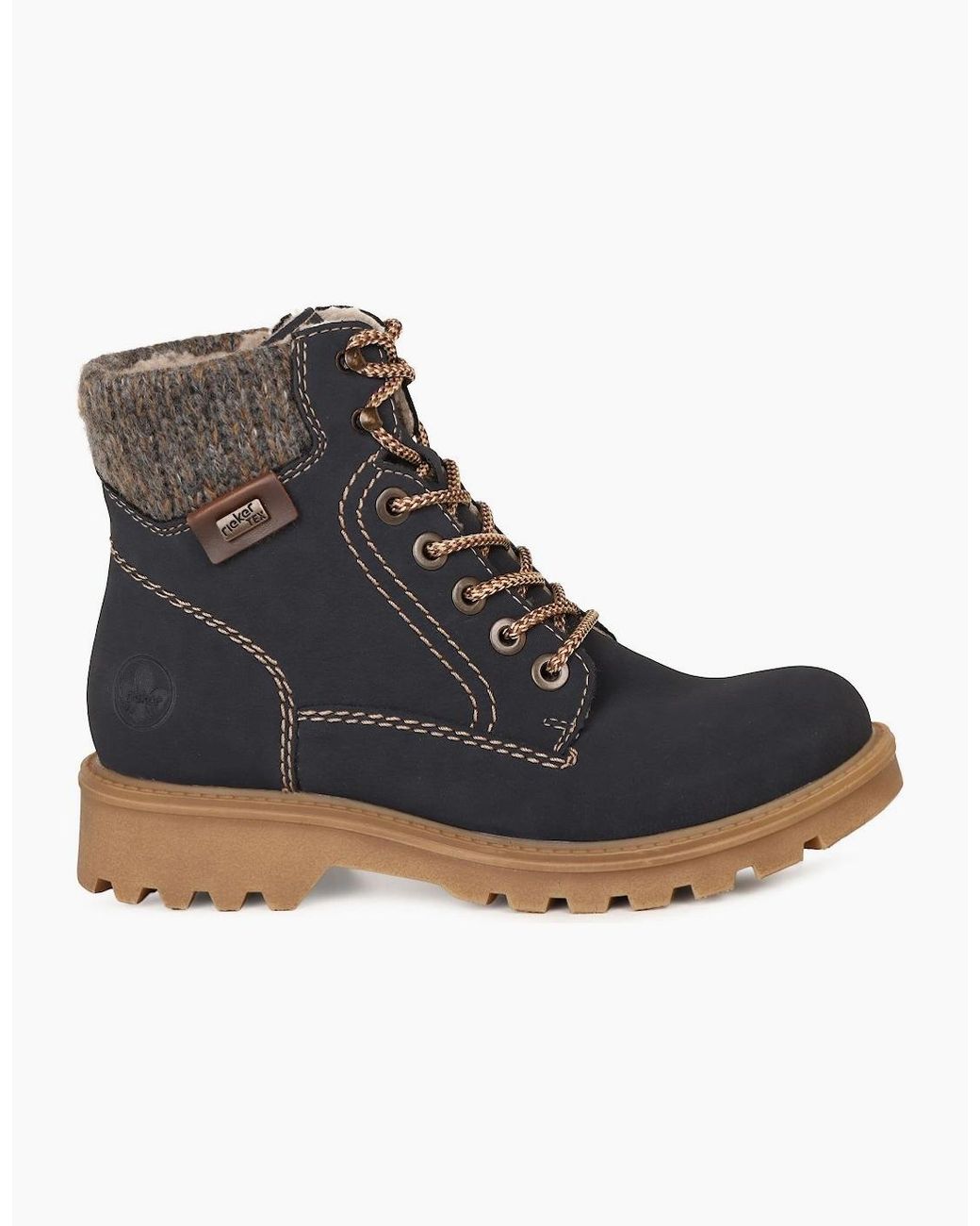 Rieker Blue Ampleforth Ankle Boots