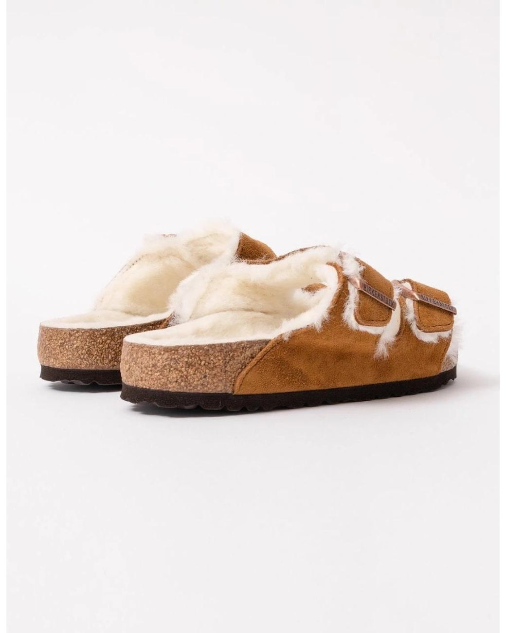 Birkenstock Arizona Brown Vl Shearling Sandals