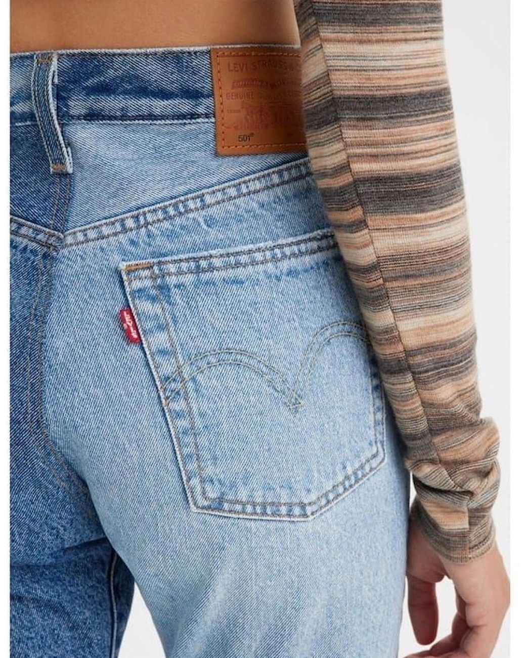 Levi's Blue 501 Original Two Tone Jeans